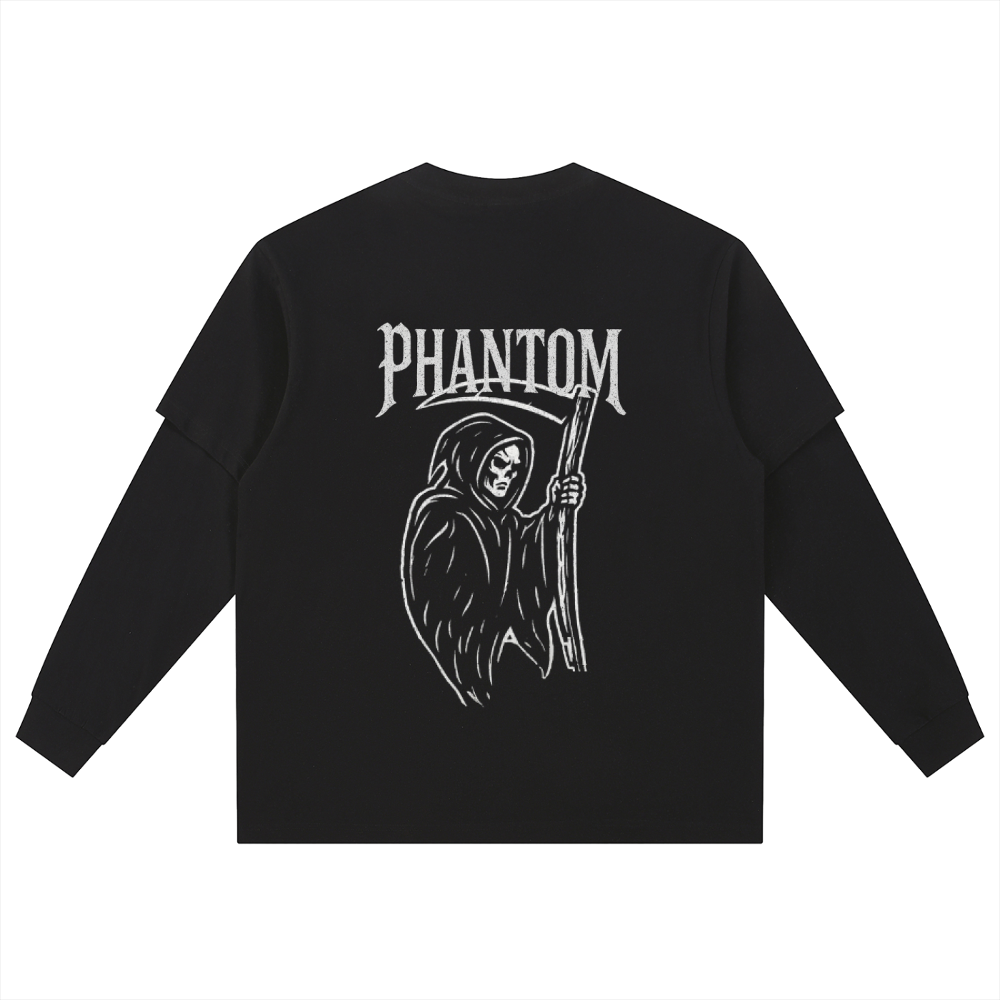 Layered Long Sleeve Oversized Tee