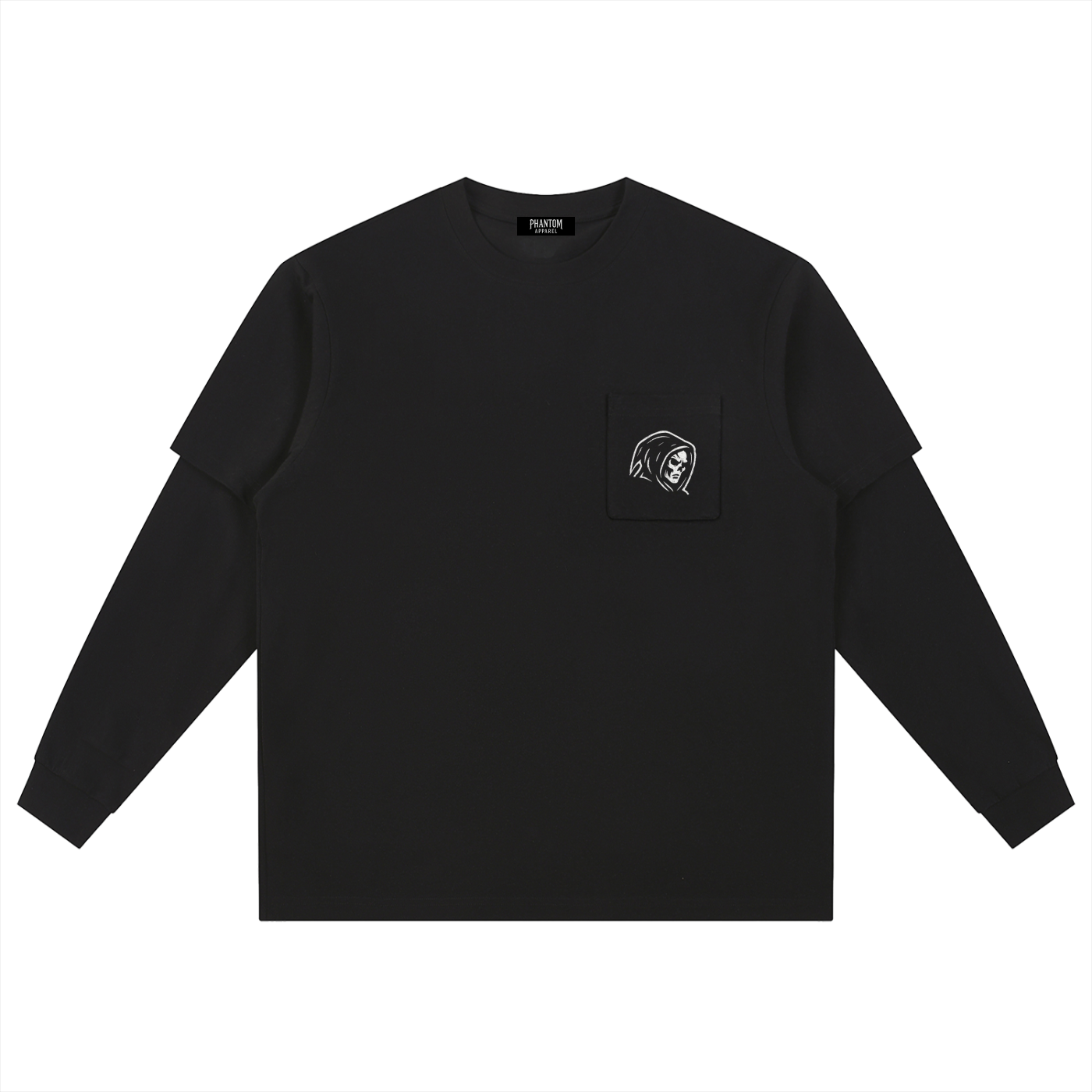 Layered Long Sleeve Oversized Tee